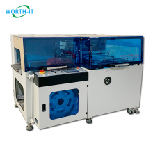 S80 Edge sealing shrinking system package line wrapping machine pvc door sofa window shrink wrapping machine